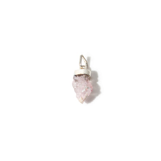 Rose Quartz Cluster - 925 Silver Pendant from Stonebridge Imports