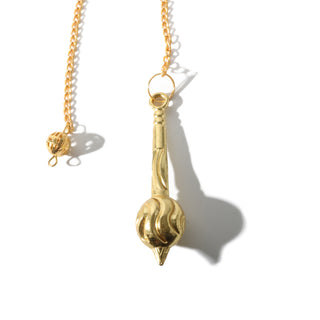 Golden Brass Gada Pendulum    from Stonebridge Imports