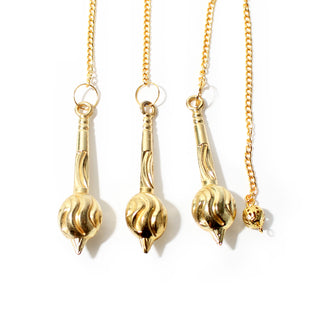 Golden Brass Gada Pendulum - 3 Pack from Stonebridge Imports