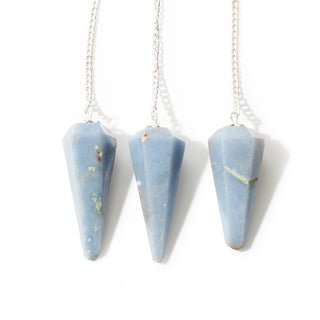 Angelite Pendulum 6 Facet & Bead - 3 Pack from Stonebridge Imports
