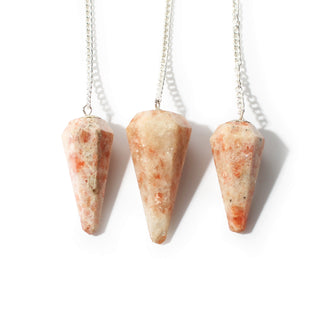Sunstone Pendulum 6 Facet & Bead - 3 Pack from Stonebridge Imports