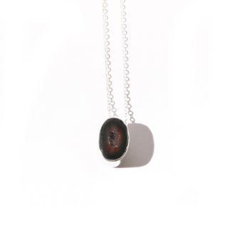 Agate Geode Pendant with Chain    from Stonebridge Imports