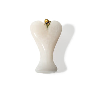 White Quartz Angel Pendant from Stonebridge Imports