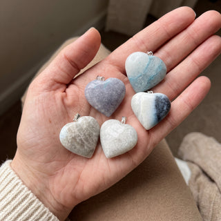 Trollite B Heart Pendant - Pack of 5 - 1" from Stonebridge Imports