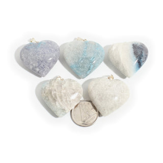 Trollite B Heart Pendant - Pack of 5 - 1" from Stonebridge Imports