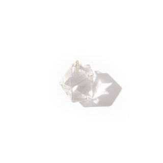 Clear Quartz Icosahedron Pendant - 3pk    from Stonebridge Imports