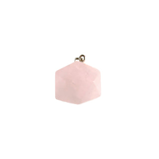Rose Quartz Icosahedron Pendant    from Stonebridge Imports