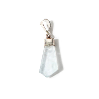 Aquamarine Translucent Sterling Silver Pendant - 3/4" to 1 1/4" from Stonebridge Imports