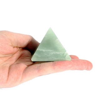 Green Aventurine Pyramid #3 - 1 3/4" to 2" Wide    from Stonebridge Imports