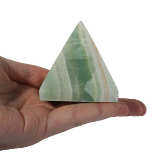 Pistachio Green Calcite Pyramid LG3    from Stonebridge Imports