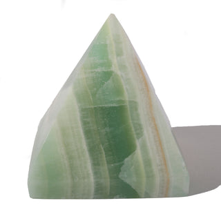 Pistachio Green Calcite Pyramid LG3    from Stonebridge Imports