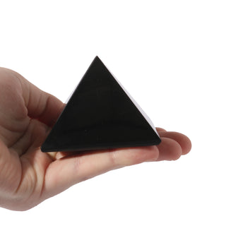Black Obsidian Pyramid LG1 - 1 3/4" TO 2 1/4"    from Stonebridge Imports