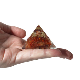 Carnelian Orgone Pyramid with Carnelian Point    from Stonebridge Imports