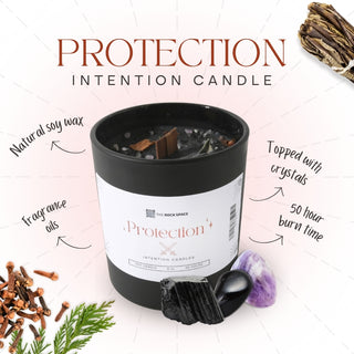 Crystal Intention Candle Protection Cotton Wick  from Stonebridge Imports