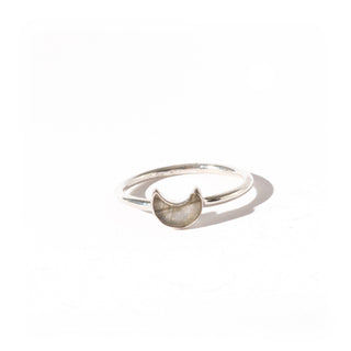 Labradorite Crescent Moon Ring    from Stonebridge Imports