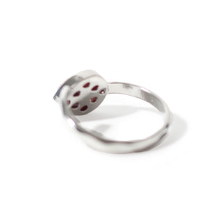 Rhodonite Faceted Drop Ring - Adjustable from Stonebridge Imports