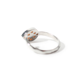 Sunstone Faceted Drop Ring - Adjustable from Stonebridge Imports