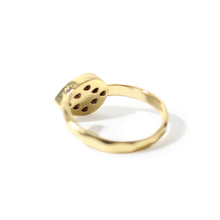 Tiger Eye Faceted Drop Ring - Adjustable from Stonebridge Imports