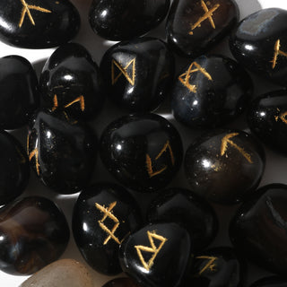 Onyx Black Runes Set
