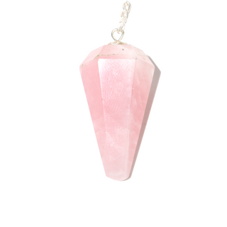 Rose Quartz Pendulum 6 Facet & Bead - 3 Pack from Stonebridge Imports