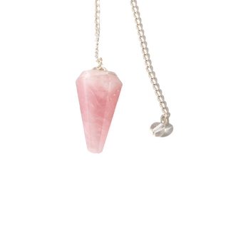 Rose Quartz Pendulum 6 Facet & Bead - 3 Pack from Stonebridge Imports