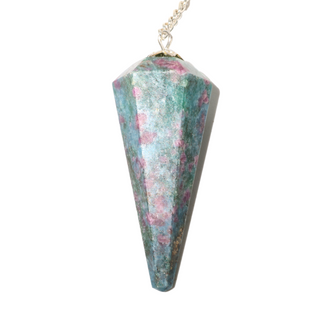 Ruby Zoisite Pendulum 6 Facet & Bead - 3 Pack from Stonebridge Imports