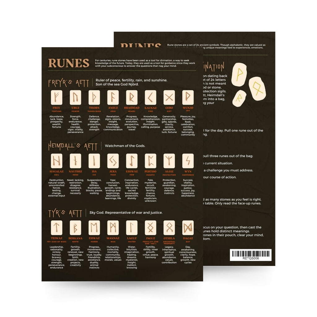 QuickStudy Guide 2.0 - Runes (PDF File) – Stonebridge Imports