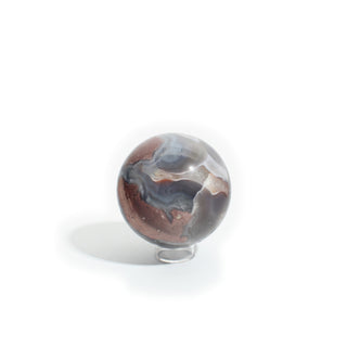 Natural Agate Sphere Unique #1 - 3 3/8" from Stonebridge Imports