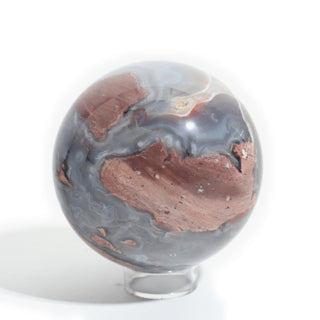 Natural Agate Sphere Unique #1 - 3 3/8" from Stonebridge Imports