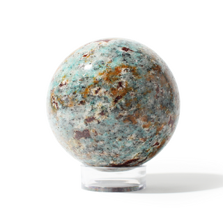 Amazonite Sphere Unique #2 - 3 5/8" from Stonebridge Imports