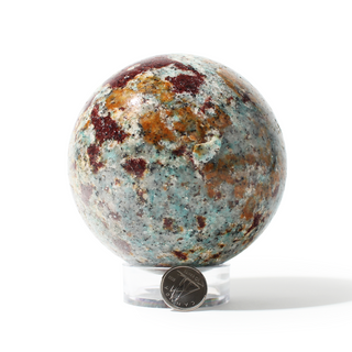 Amazonite Sphere Unique #2 - 3 5/8" from Stonebridge Imports