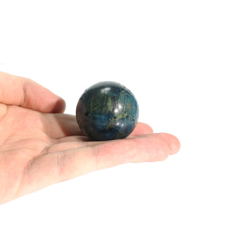 Apatite Blue Sphere - Extra Small #2 - 1 3/4"    from Stonebridge Imports