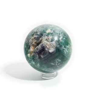 Fluorite Green and Purple Sphere Unique #13 from Stonebridge Imports