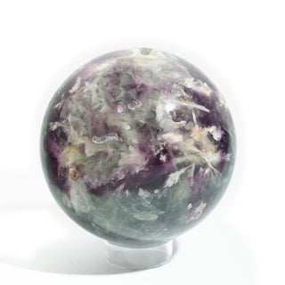 Fluorite Green and Purple Sphere Unique #14 - 3 1/2" from Stonebridge Imports