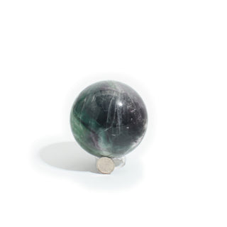 Fluorite Green and Purple Sphere Unique #19 - 3" from Stonebridge Imports