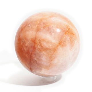 Fire Quartz and Rose Quartz Sphere Unique #1 from Stonebridge Imports