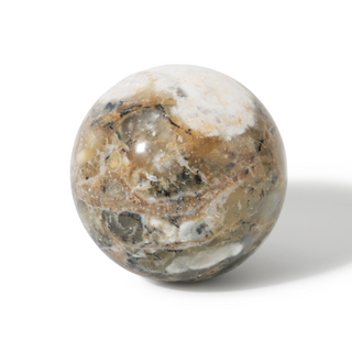 Dendritic Opal Sphere Unique #3 - 4 1/2" from Stonebridge Imports