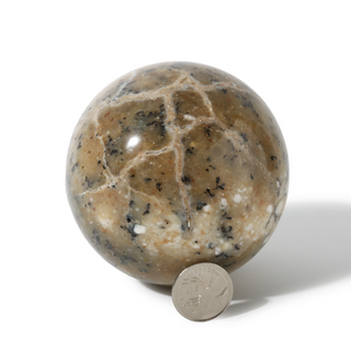 Dendritic Opal Sphere Unique #4 - 3 5/8" from Stonebridge Imports