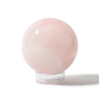 Rose Quartz Sphere Unique #103 - 3 3/8" from Stonebridge Imports