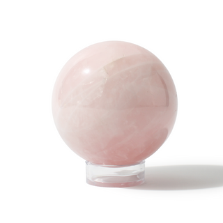 Rose Quartz Sphere Unique #104 - 3 3/4" from Stonebridge Imports