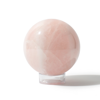 Rose Quartz Sphere Unique #107 - 3 3/4" from Stonebridge Imports