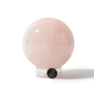 Rose Quartz Sphere Unique #109 - 3 1/2 from Stonebridge Imports