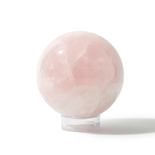 Rose Quartz Sphere Unique #117 - 4" from Stonebridge Imports