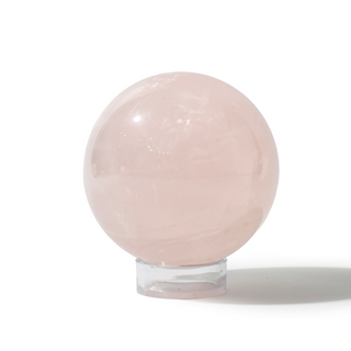 Rose Quartz Sphere Unique #119 - 3 3/4" from Stonebridge Imports