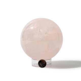 Rose Quartz Sphere Unique #119 - 3 3/4" from Stonebridge Imports