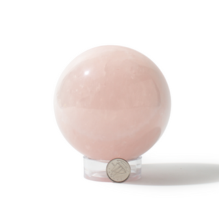 Rose Quartz Sphere Unique #122 - 3 5/8" from Stonebridge Imports