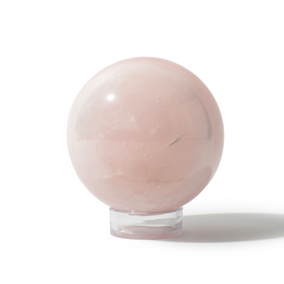 Rose Quartz Sphere Unique #133 - 3 3/4" from Stonebridge Imports