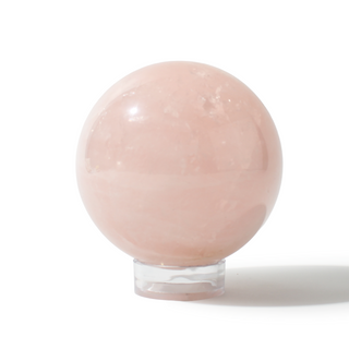 Rose Quartz Sphere Unique #136 - 4" from Stonebridge Imports
