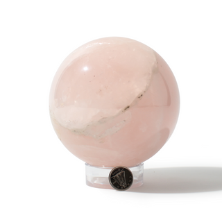 Rose Quartz Sphere Unique #136 - 4" from Stonebridge Imports