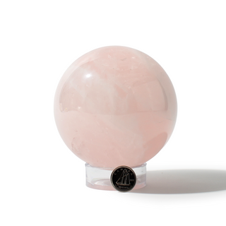 Rose Quartz Sphere Unique #137 - 3 1/2" from Stonebridge Imports